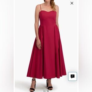 Laundry By Shelli Segal Wine Maxi Dress